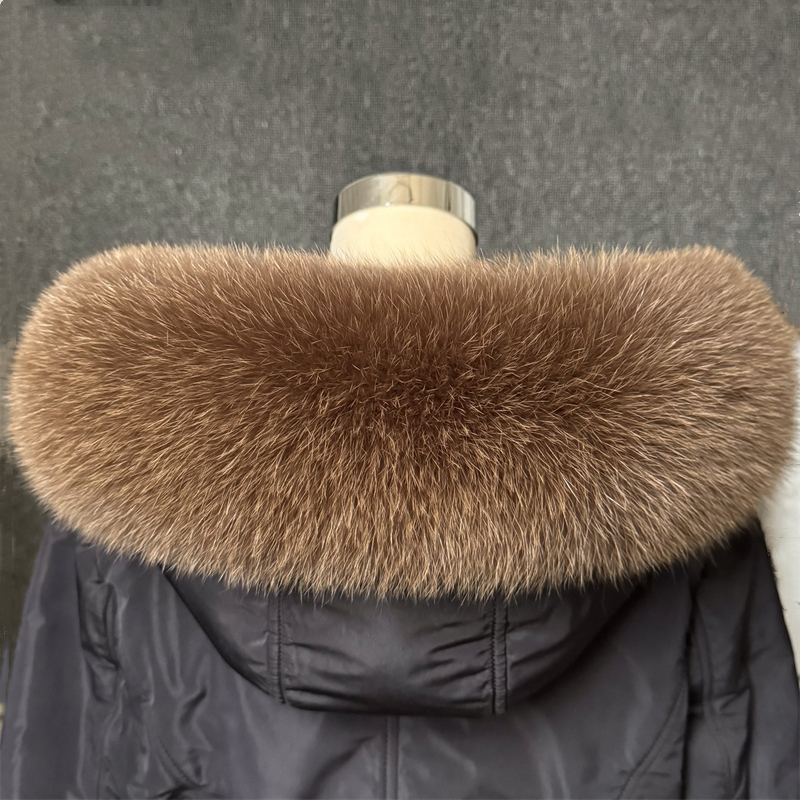 Real Fox Fur Collar Women Univ - đánh giá và giá Winter Clothing Pk