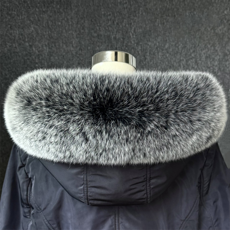 Real Fox Fur Collar Women Univ - đánh giá và giá Winter Clothing Pk