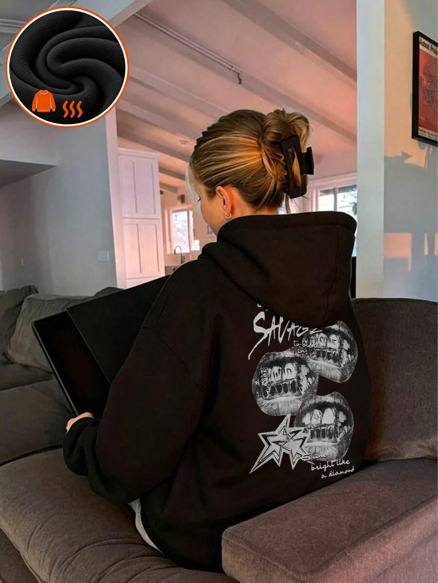 1pc Tween Girl Thermal Lined T - đánh giá và giá Winter Clothing Drawing