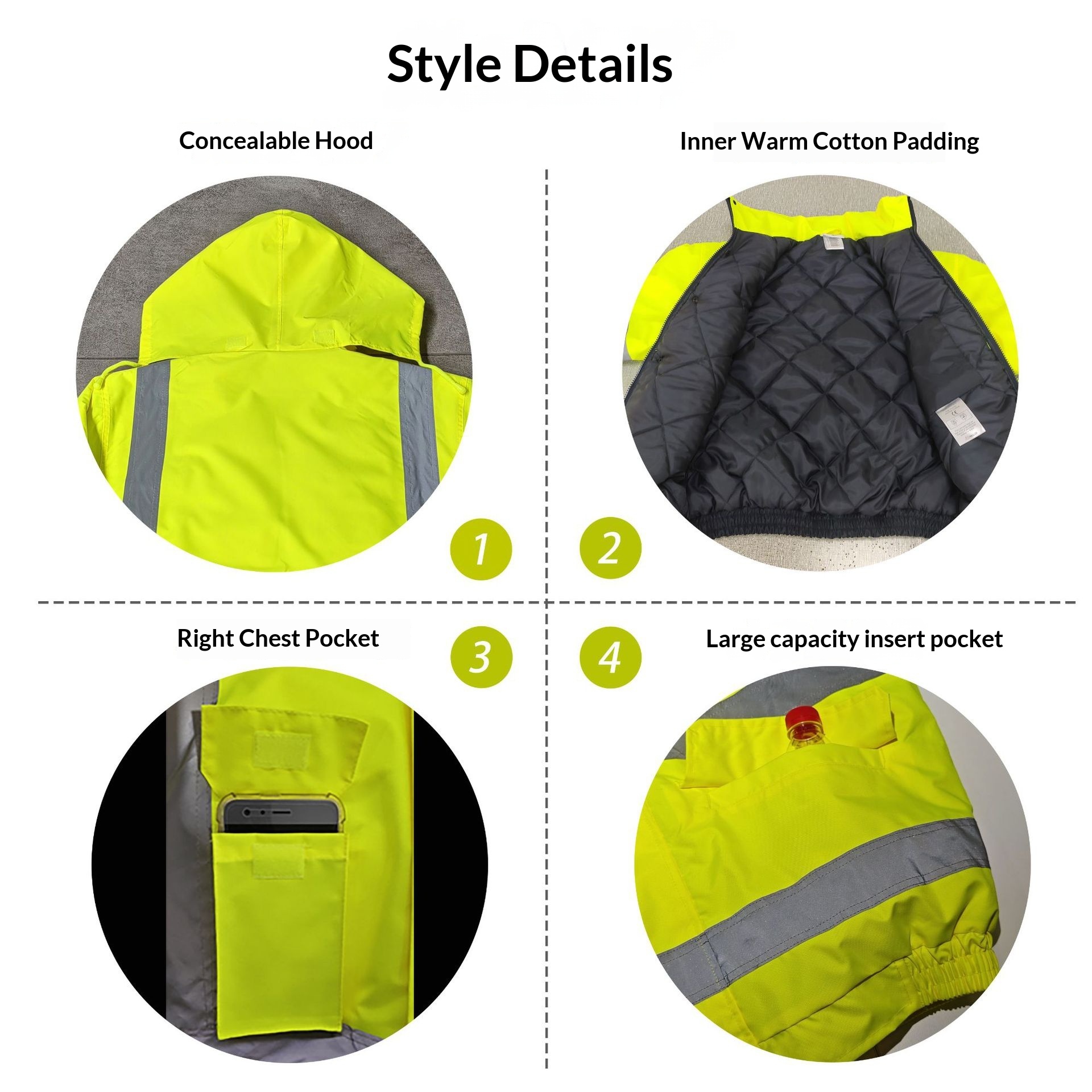 Winter High Visibility Warm Ja - đánh giá và giá Winter Clothing Pk