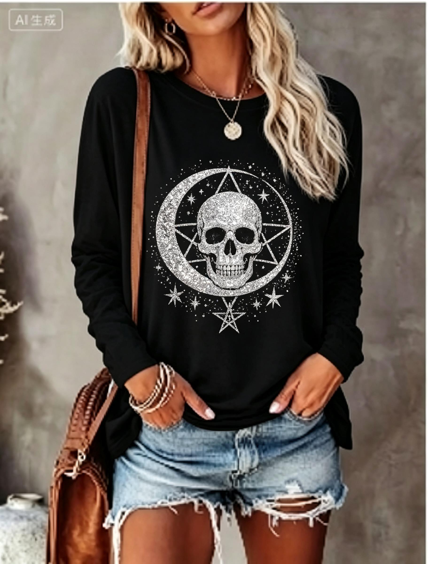 Women Long Sleeve T‑Shirt Simu - đánh giá và giá Winter Clothing For Women